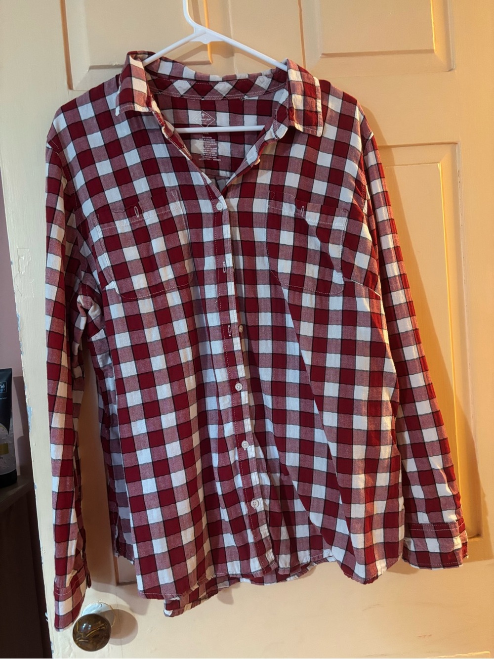 Red and white flannel